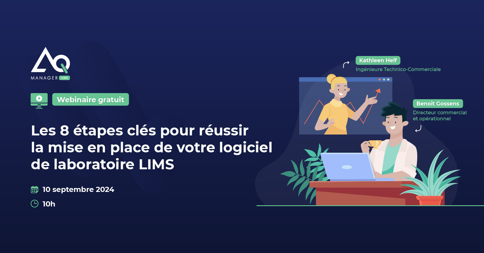 Webinaire sur l'implémentation de votre logiciel de laboratoire LIMS