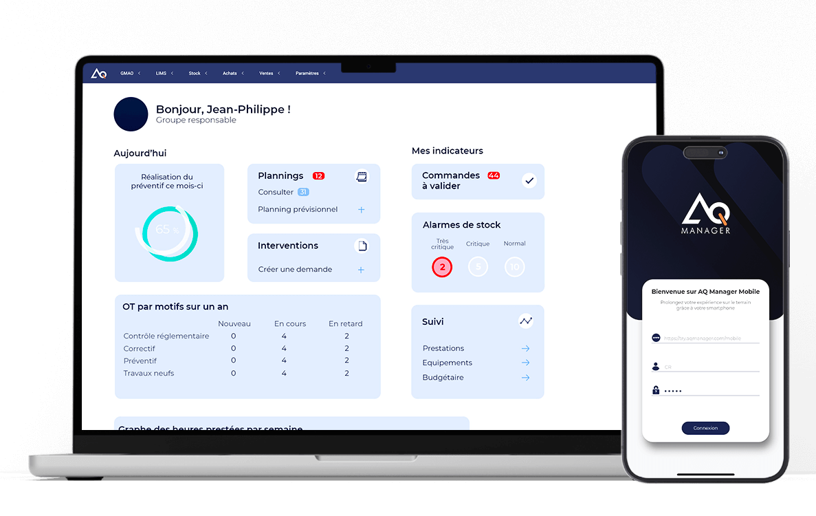 Logiciel de gestion de maintenance GMAO