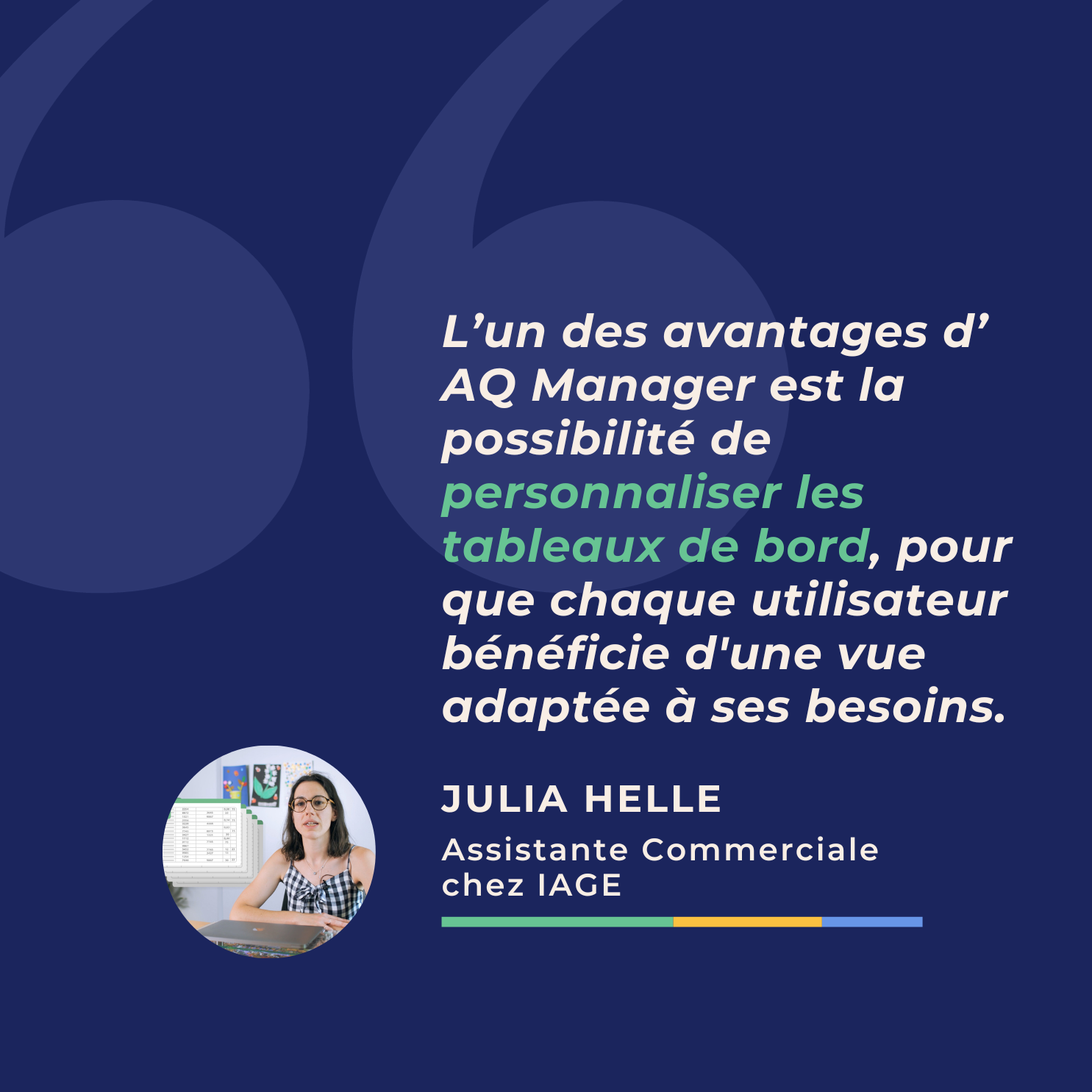 Témoignage de Julia Helle sur 
