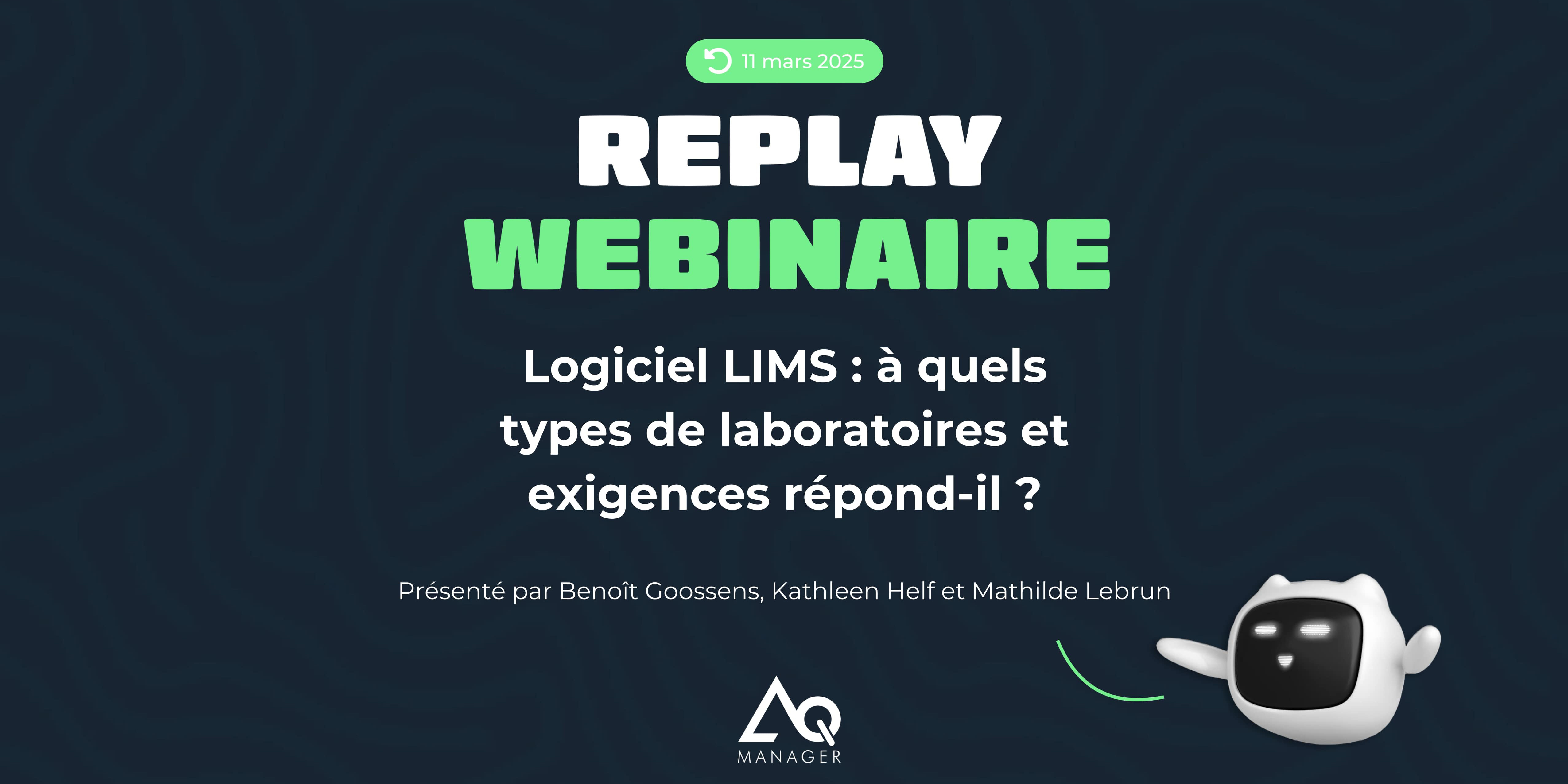 [REPLAY] Logiciel LIMS : à quels types de laboratoires et exigences répond-il ?