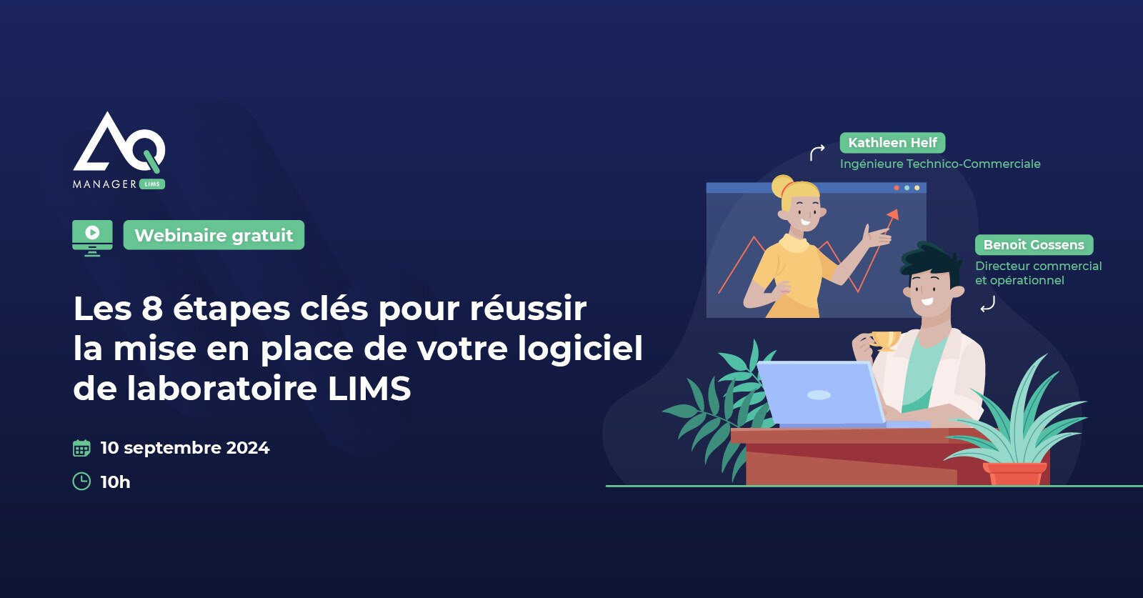 Webinaire l Les 8 étapes clés pour réussir la mise en place de votre logiciel LIMS